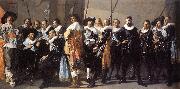 HALS, Frans The Meagre Company af oil painting reproduction